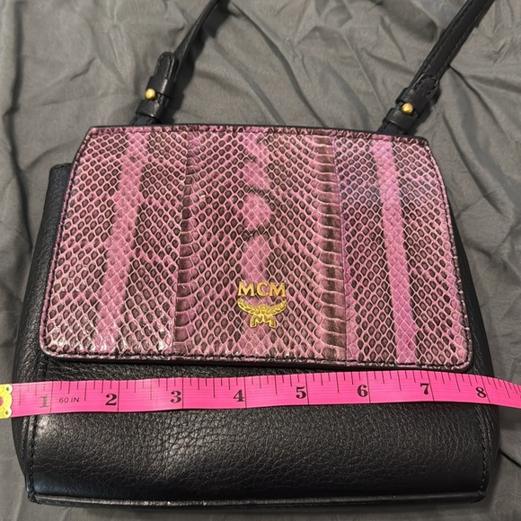 MCM Snakeskin Crossbody Bag - Picture 9 of 10